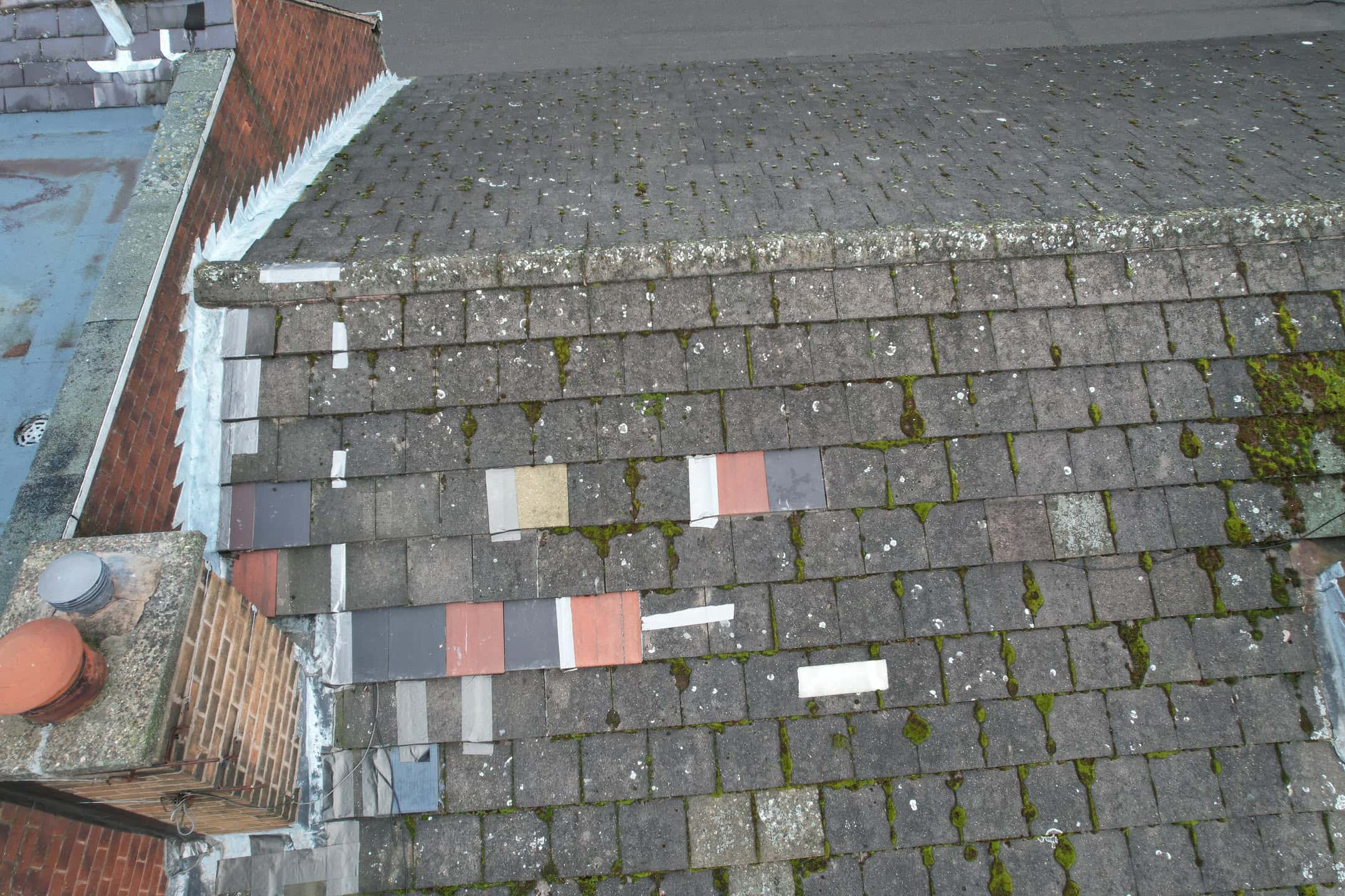 Freshly completed tiled re-roof on a Mansfield home