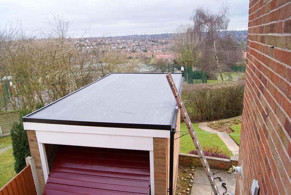 Firestone EPDM rubber flat roof — a seamless single-ply membrane